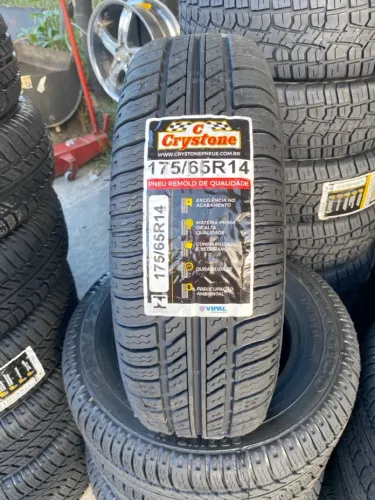 Pneu 175/65R14 Crystone Remold de Qualidade