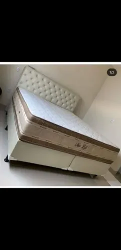 Cama Box Queen New Life com cabeceira 
