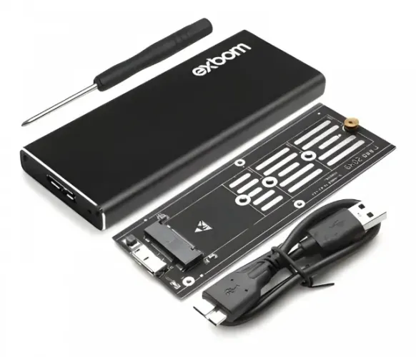 Case Portátil Sata M.2/NVMe Exbom