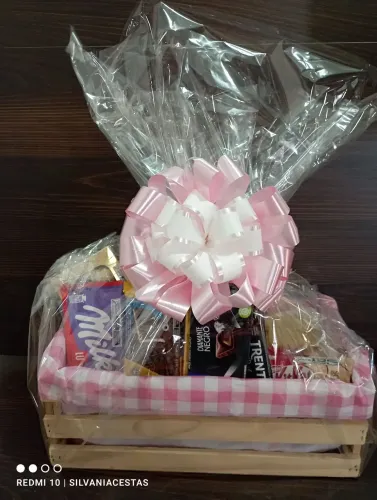 Cesta de chocolate mista