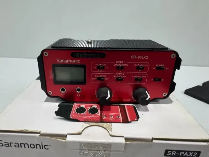 Saramonic Adaptador De Áudio Sr-pax2 Para Câmeras (Usado)
