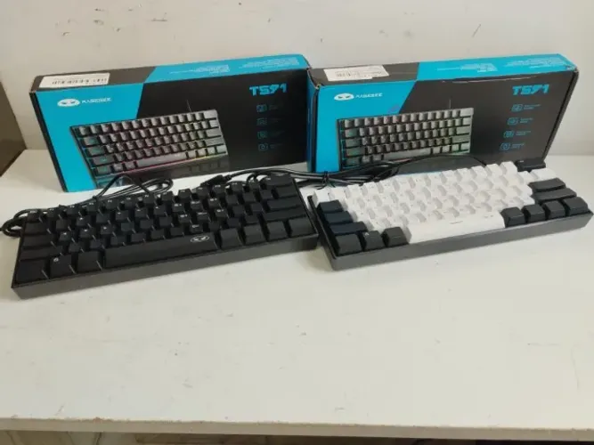 Teclado Gamer Semi Mecânico 60% RGB *Entrego Parcelo