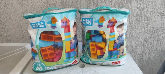 Blocos Sacola com 80 blocos - Fisher Price