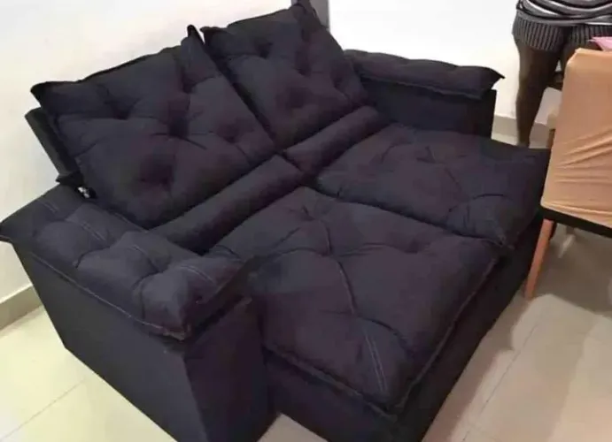 Sofá retrátil e Reclinável Luxo