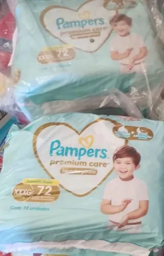 Fraldas descartáveis tamanho xxxg 72 unidades Pampers Premium Care