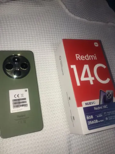 Redmi 14C 256GB / 8GB RAM - Verde (Completo na Caixa Original