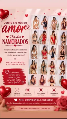 Dia dos namorados- modelos na promoção 