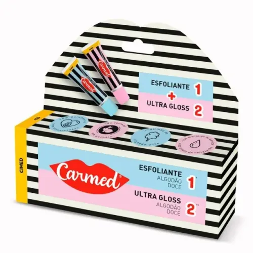 Carmed SOS Kit com 8 unidades Hidratante Labial