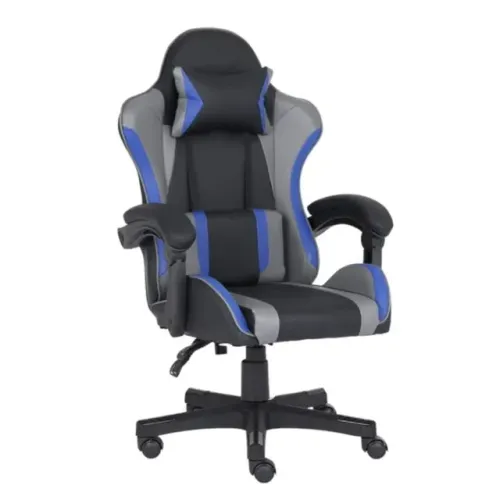 Cadeira Gamer Best, Preta e Azul, até 100Kg, Pistão á Gás - G710A