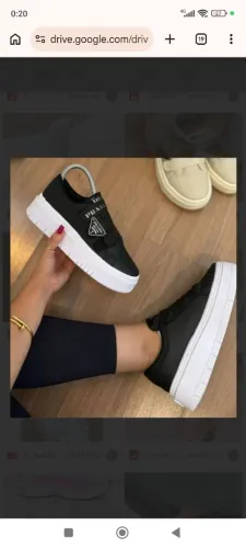 tenis prada preto tamanho 39