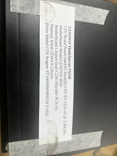 Servidor LENOVO ThinkServer TS 150