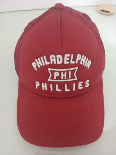 Boné New Era 9FORTY Philadelphia Phillies Vermelho - Original