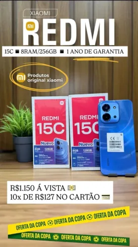 XIAOMI REDMI 15C 8/256 LACRADO.