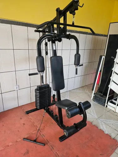 Estação musculação 60kg parcelo cartão