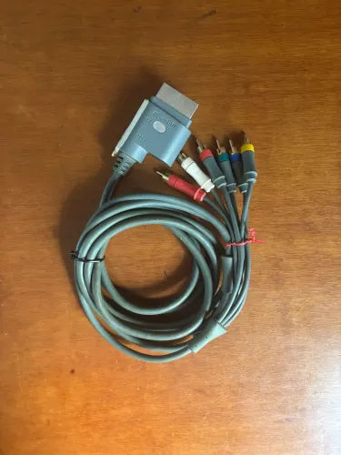 Cabo Vídeo Componente Para XBOX 360 ORIGINAL 
