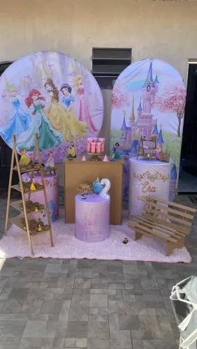 Kit Festa e enfeites com Tema de Princesa