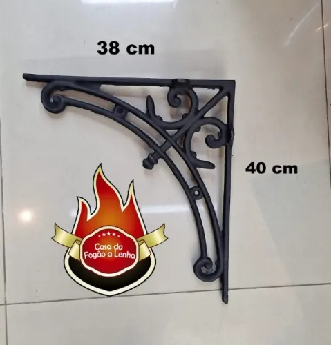 Mão francesa grande ferro fundido colonial modelo antigo retro decoração