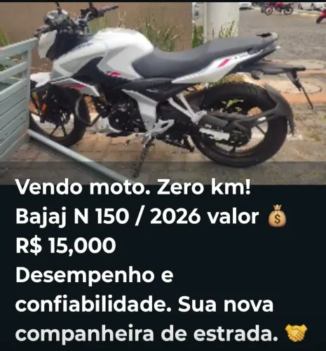 MOTO ZERADA, PEGUEI P RECEBER UMA CONTA. ANDDEI 100 KM