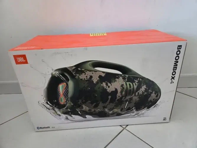 Caixa de Som Portátil JBL Boombox 4 - Lacrada + Nota Fiscal