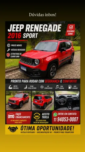 Jeep Renegade Sport 1.8 4X2 Flex 16V Aut. 2016