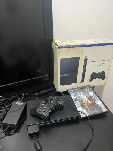 PS2 COM CAIXA - LEIA DESCRIÇÃO