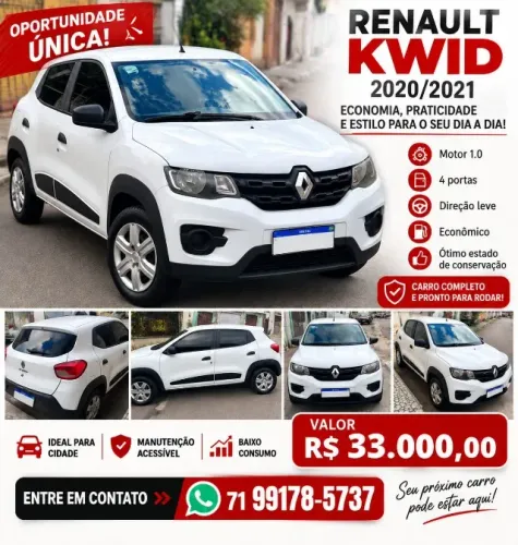 Renault Kwid Zen 1.0 Flex 12V 5P Mec. 2021