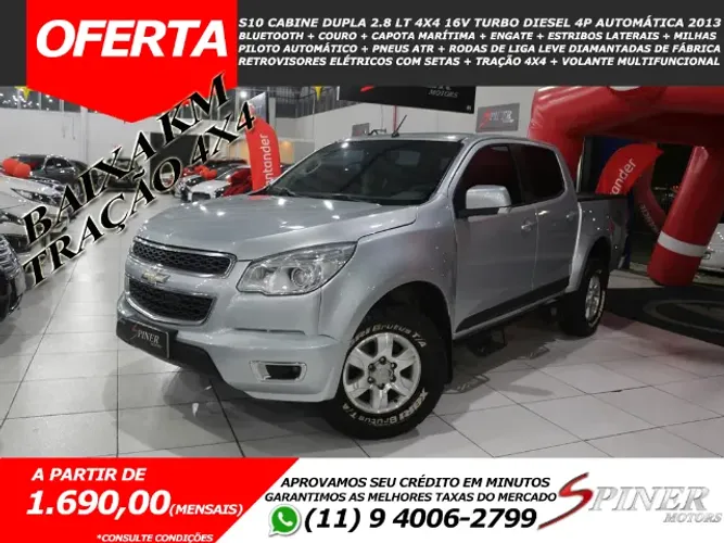 Chevrolet S10 Pick-up LT 2.8 TDI 4X4 CD Diesel AUT 2013