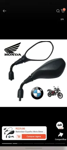 RETROVISOR HONDA DA BMW F800