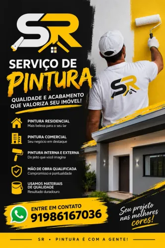 Pintor profissional residência