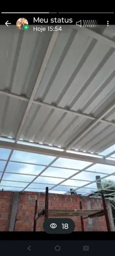 Serviço de cobertura de extrutura metalica
