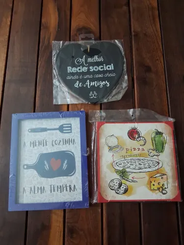 Placa decorativa Pq.