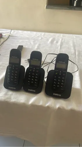 Telefone fixo intelbras TS 3113 + 2 pontos NOVO