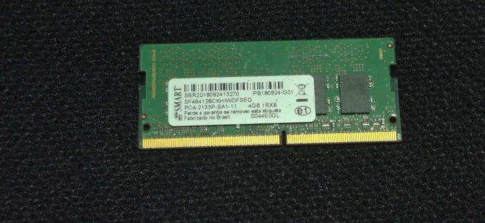 Memória RAM DDR4 4GB 2133MHz Notebook SMART