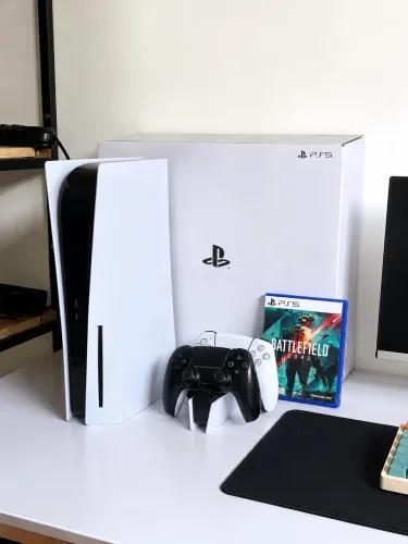 VENDO PS5 2 CONTROLES+ JOGO+BASE CARREGAMENTO