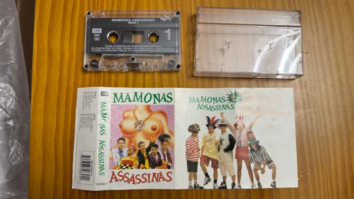 Fita K7 Mamonas Assassinas Original 1995 EMI + Encarte
