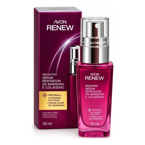Sérum Facial Avon Renew Menopro 30ml - Novo