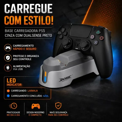 Base de carregamento para controle de Ps5