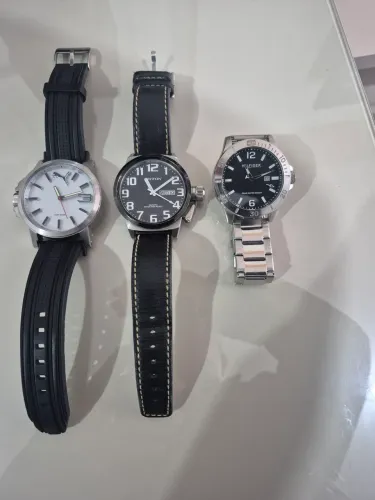 Kit relógios Puma, Triton e Tomy