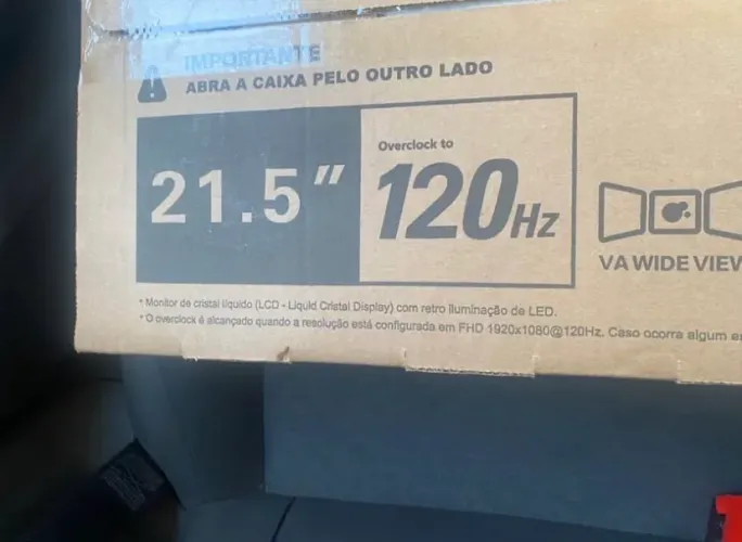 Monitor AOC 21,5? Full HD 120Hz Novo e Lacrado