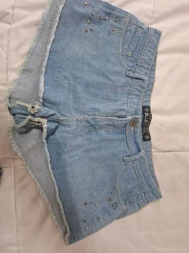 03 Shortz em jeans tam 40 e 42 marca bluesteel