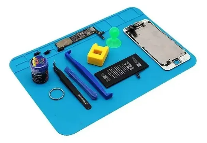 Manta Antiestática De Silicone Para Manutenção Celulares Bancada 30X20