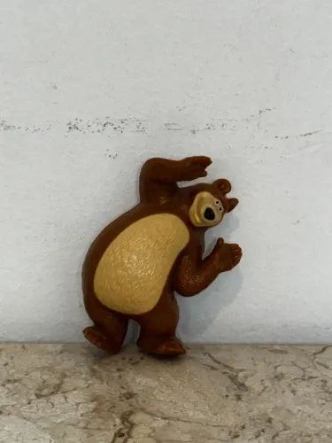 Boneco: Masha E O Urso Coleção Kinder Ovo - Original Excelente Estado