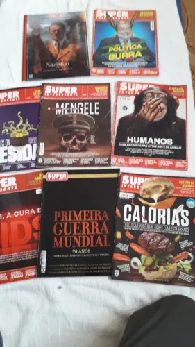 Revista Super Interessante 8 Fascículos, Leia Descrição