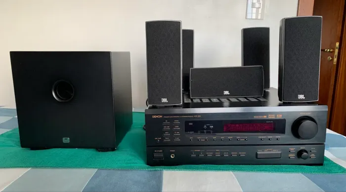 Receiver Denon AVR-1802 + Subwoofer AAT | PHONO