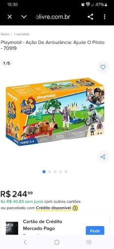 BRINQUEDO PLAYMOBIL 