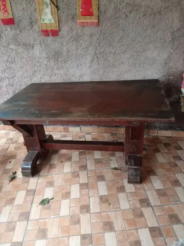 mesa antiga madeira nobre