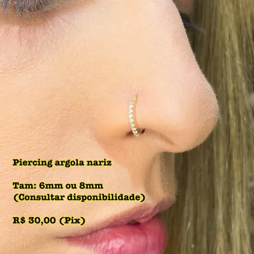 PIERCING ARGOLA DOURADA/PRATEADA