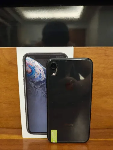 IPHONE XR 128GB PRETO NUNCA ABERTO + CARREGADOR + CAIXA - PARCELO EM ATÉ 18X