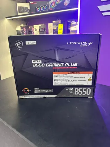 Placa mãe B550 Gaming Plus MSI AM4
