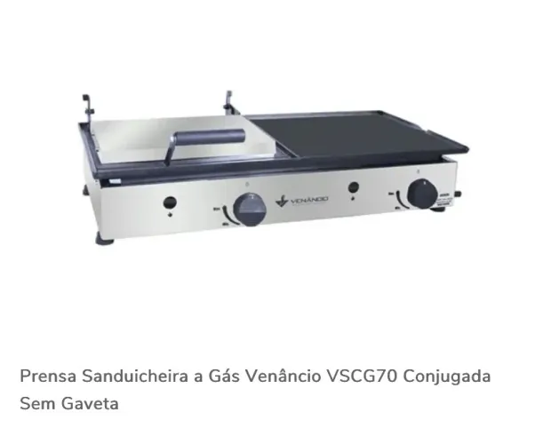 Vendo Chapa Prensa Sanduicheira